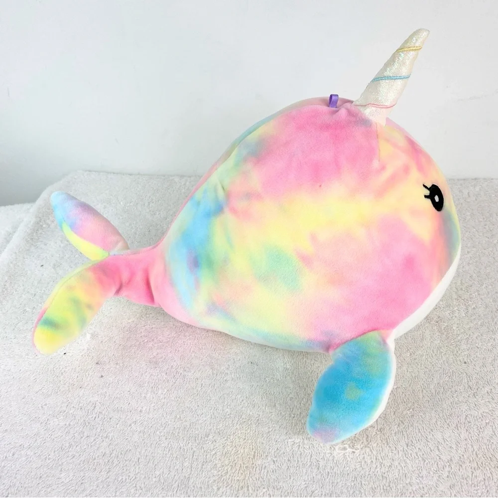 Squishmallow Natalie the Rainbow Narwal and piper the Penguin - Picture 9 of 10